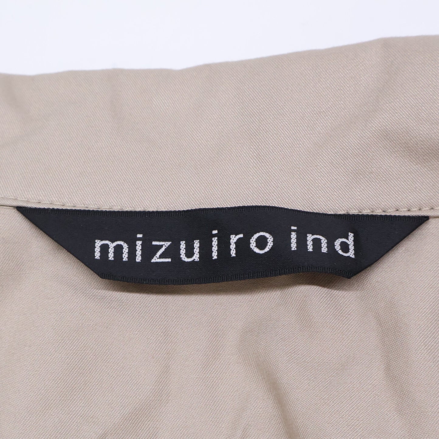 mizuiro ind ミズイロ インド コットン オーバーサイズ シャツ コート
