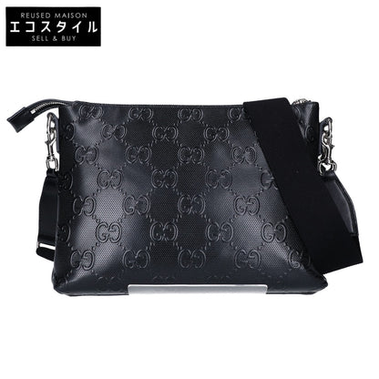 GUCCI グッチ 696009 エンボス ミディアム クロスボディバッグ ショルダーバッグ