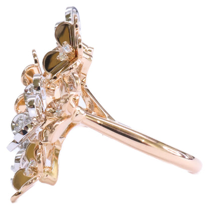 VanCleef & Arpels ヴァンクリーフ&アーペル 新品仕上げ済み 750RG x WG VCARPFIQ53 フリヴォル 8フラワー ダイヤモンド リング 指輪