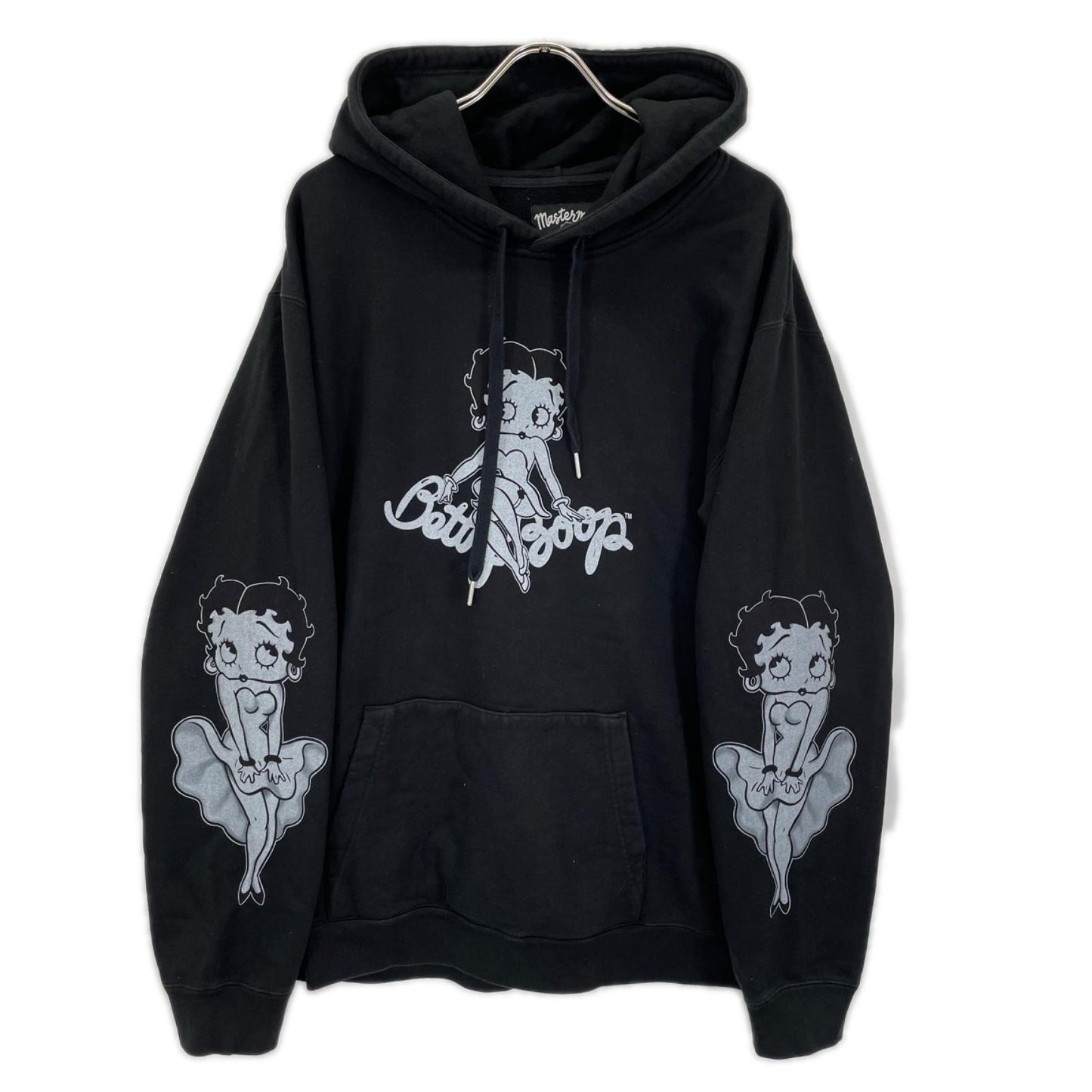 mastermind マスターマインド ×BETTY BOOP MW25C15-SW200 ブラック フーディー パーカー トップス