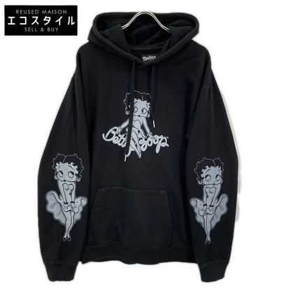 mastermind マスターマインド ×BETTY BOOP MW25C15-SW200 ブラック フーディー パーカー トップス