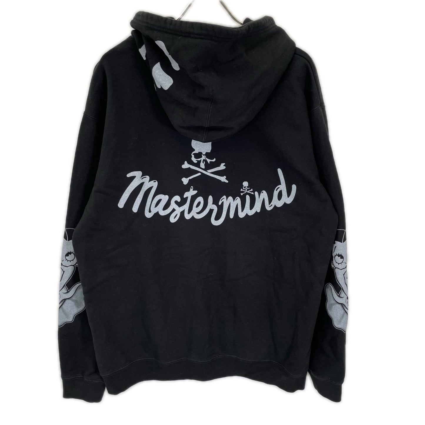 mastermind マスターマインド ×BETTY BOOP MW25C15-SW200 ブラック フーディー パーカー トップス