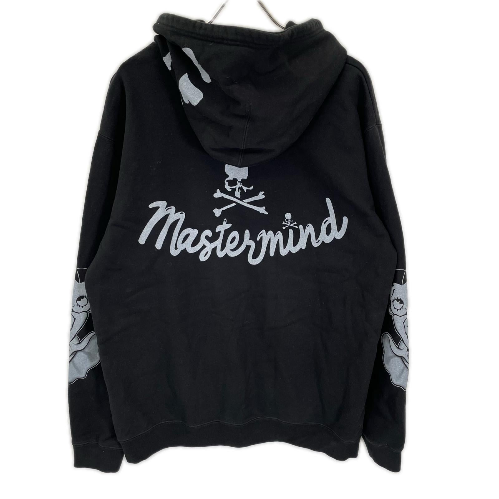 mastermind マスターマインド ×BETTY BOOP MW25C15-SW200 ブラック フーディー パーカー トップス