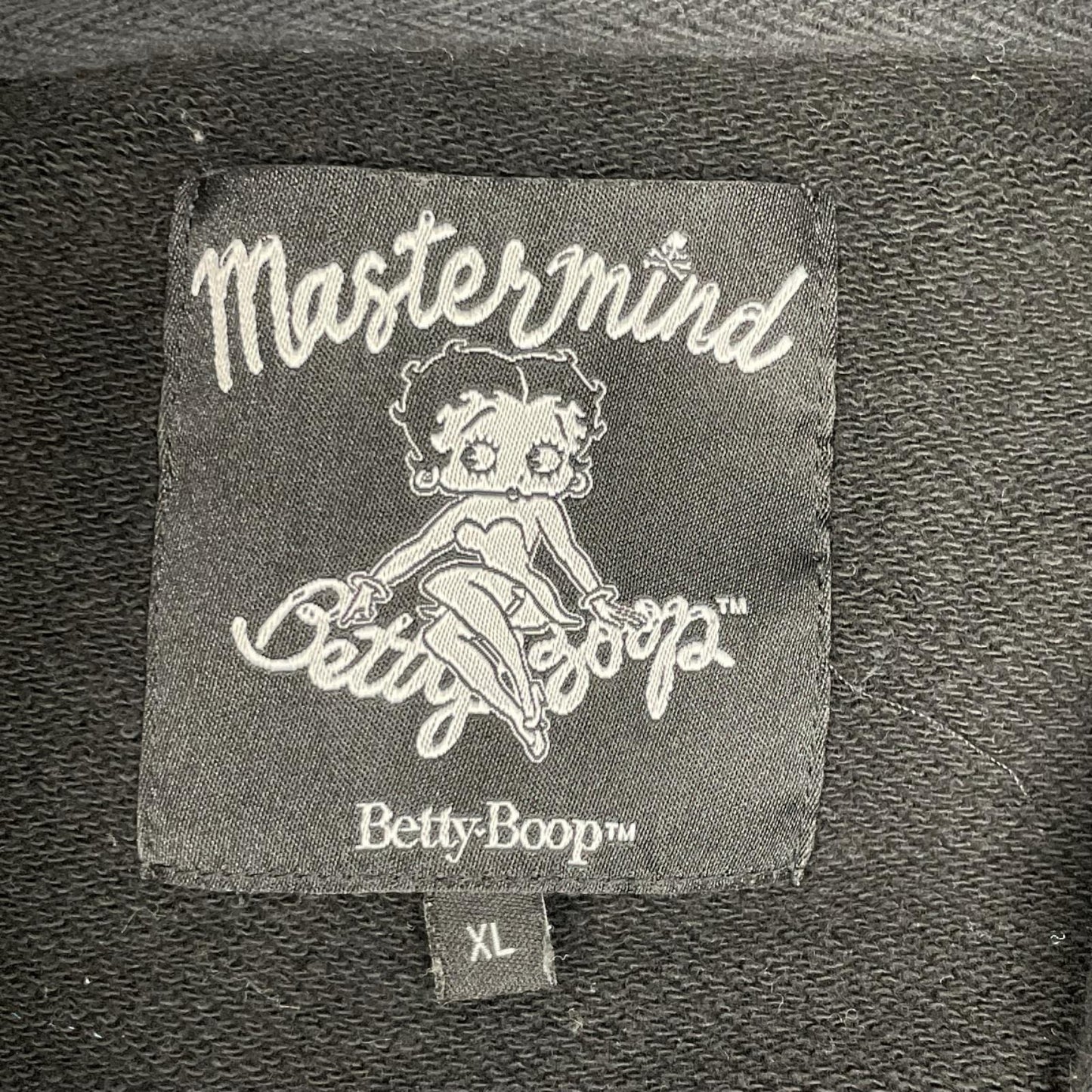 mastermind マスターマインド ×BETTY BOOP MW25C15-SW200 ブラック フーディー パーカー トップス