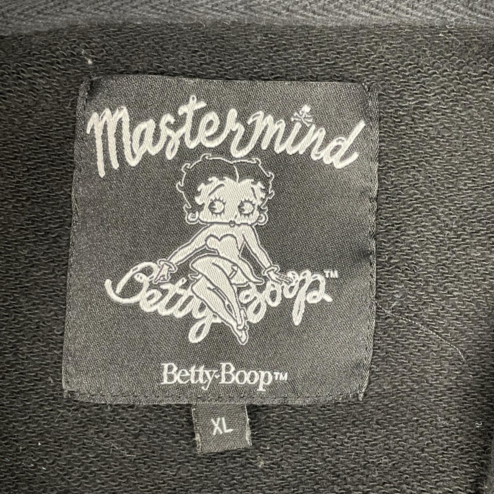 mastermind マスターマインド ×BETTY BOOP MW25C15-SW200 ブラック フーディー パーカー トップス