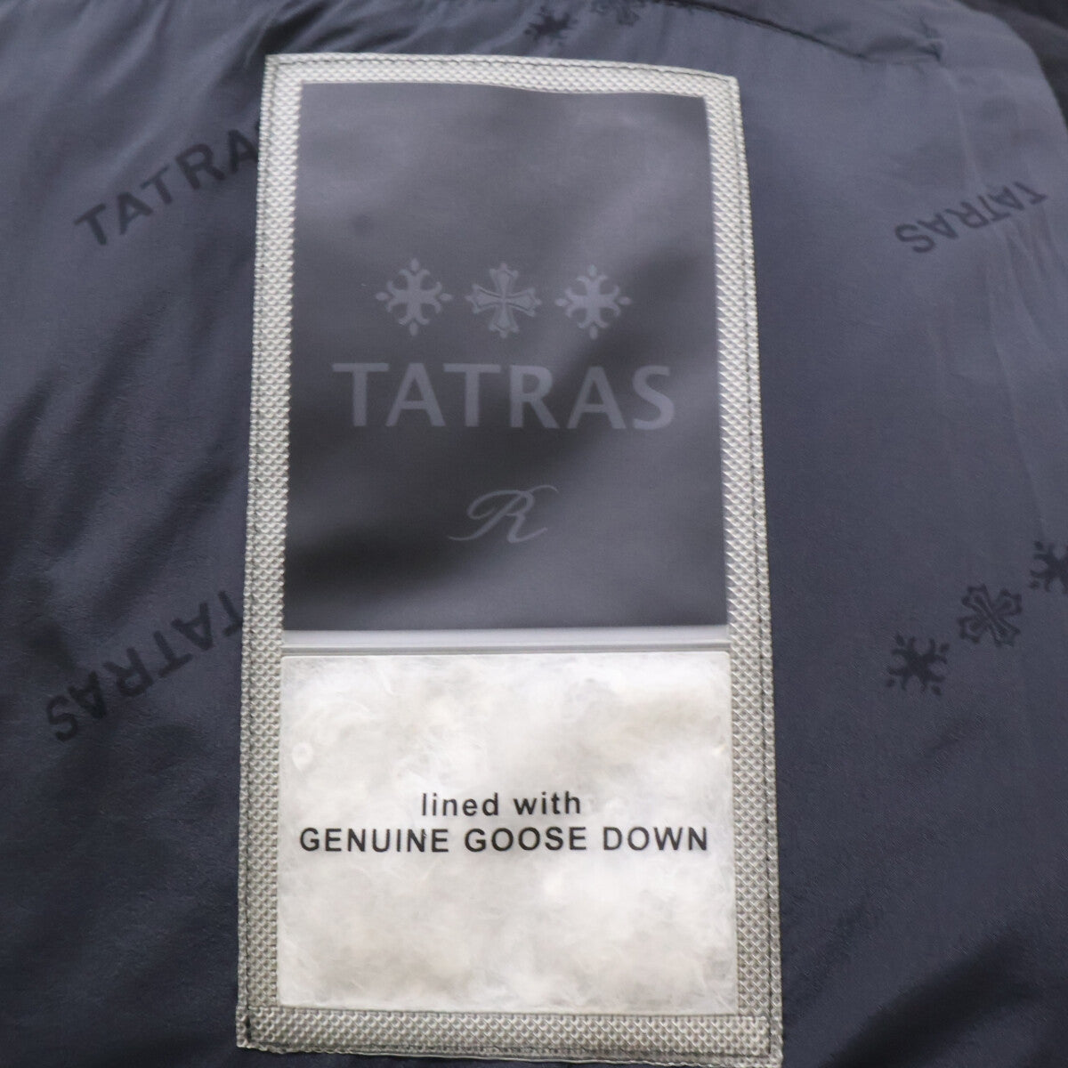 TATRAS Tatras R Line【Domestic Authorized】MTAT21A4289-D DOMIZIANO Loro Piana Fabric Wool x Silk Hooded Down Jacket Jacket