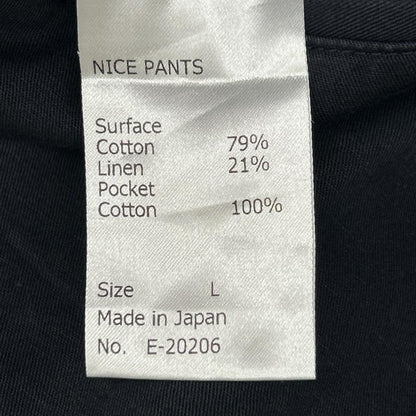 EEL Products イールプロダクツ E-20206 ネイビー コットンリネン NICE PANTS ボトムス