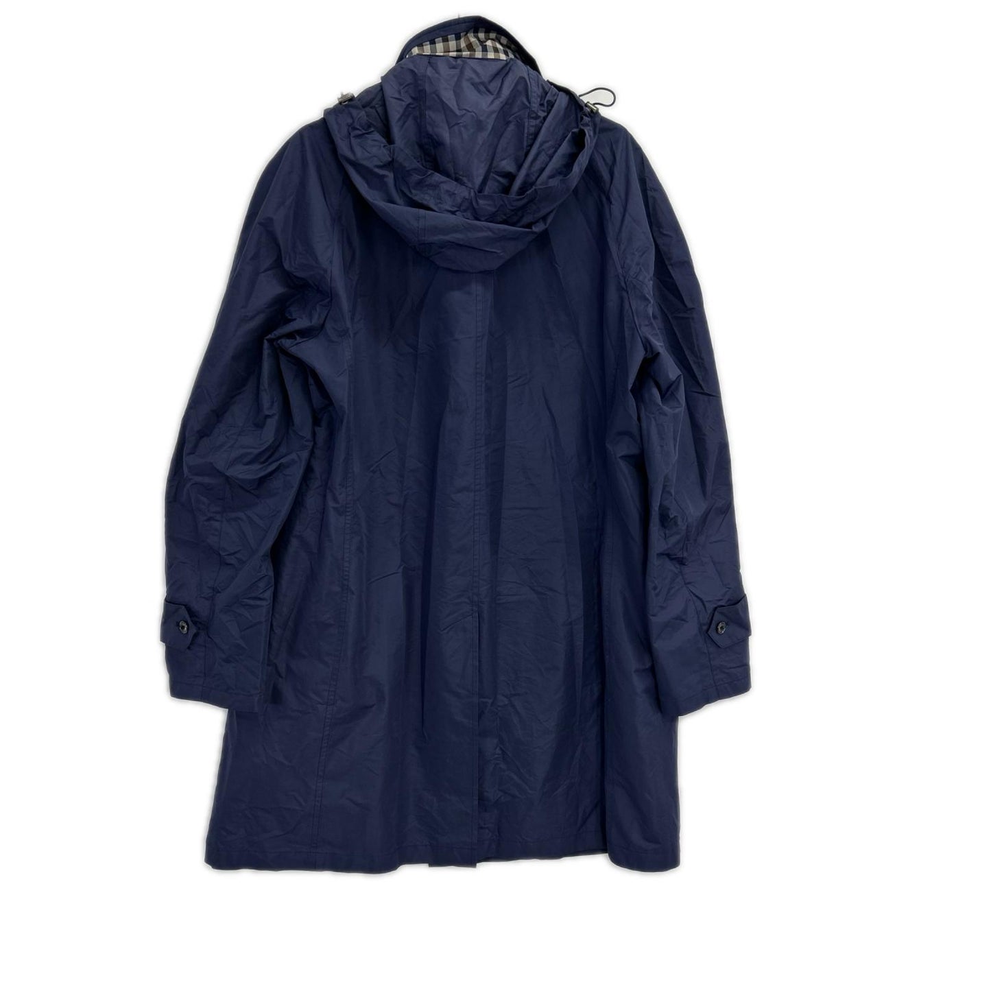 Aquascutum アクアスキュータム 2202251006-38 ネイビー TEC.3 ナイロン パッカプル レインコート コート