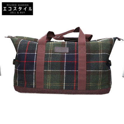 Barbour バブアー 【美品】ウール クラシックタータンチェック ボストンバッグ