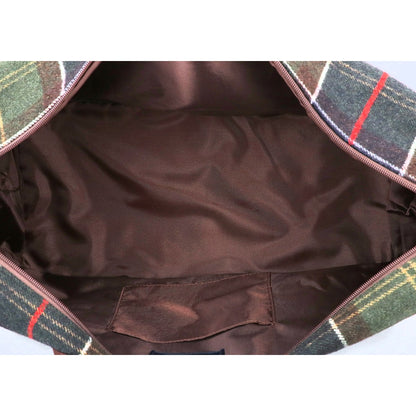 Barbour バブアー 【美品】ウール クラシックタータンチェック ボストンバッグ