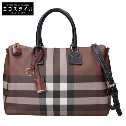 BURBERRY バーバリー 8069662 ミディアムボーリングバッグ 2WAY ハンドバッグ