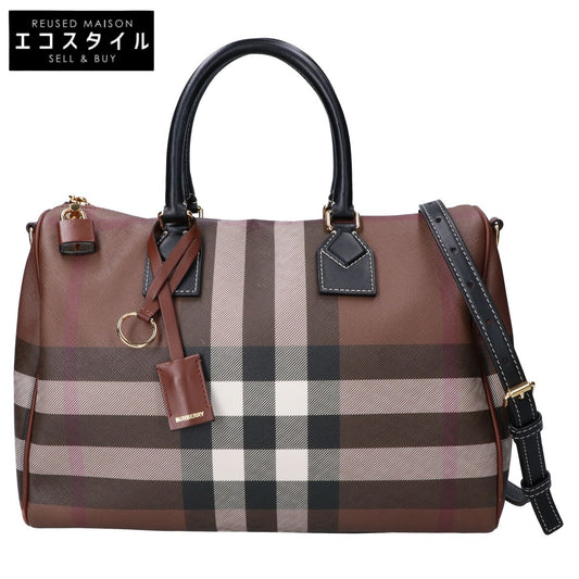 BURBERRY バーバリー 8069662 ミディアムボーリングバッグ 2WAY ハンドバッグ