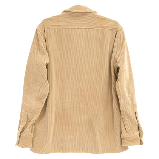 BURBERRY Burberry 8097251 Beige Corduroy Overshirt Jacket