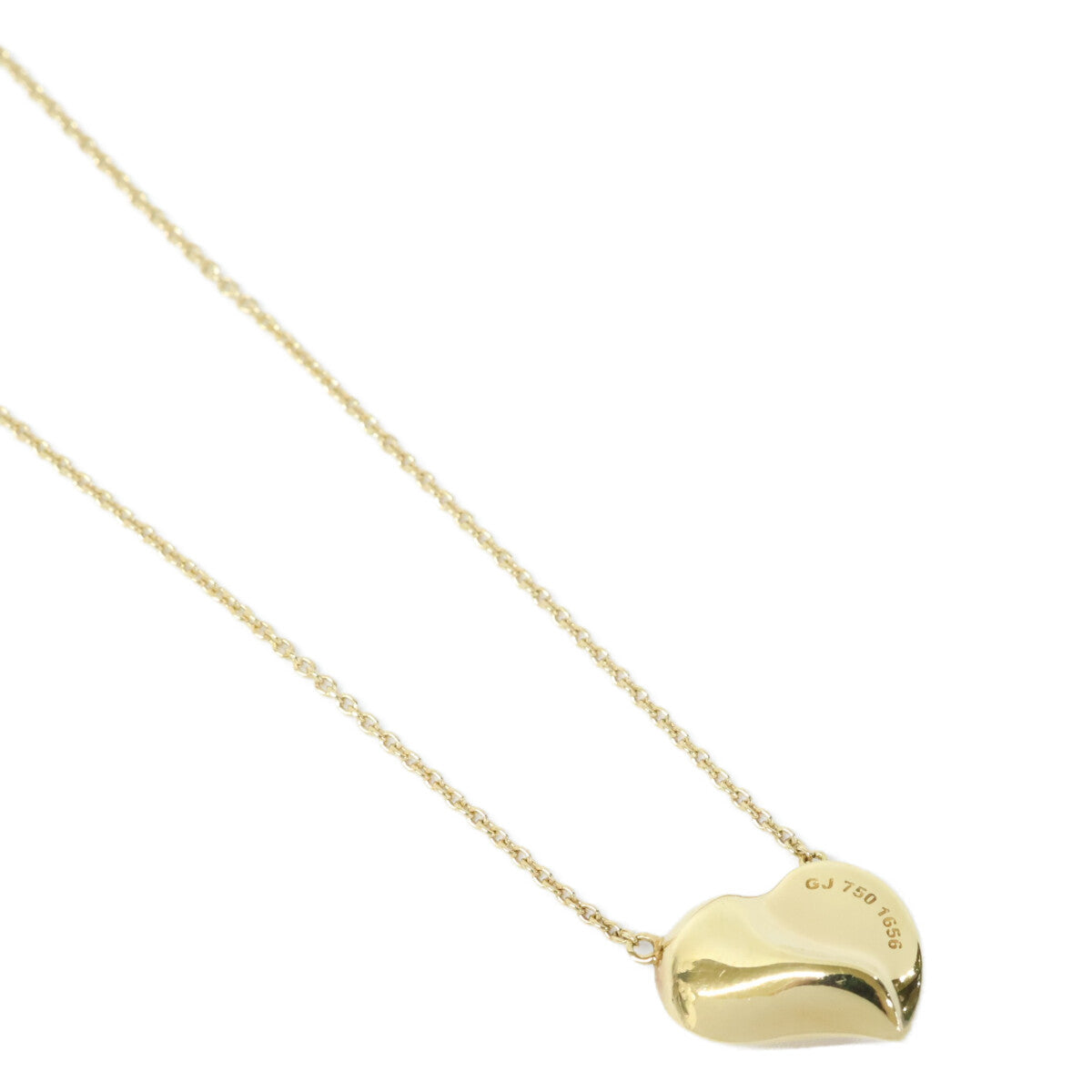 GEORG JENSEN ジョージジェンセン K18 1656 ハートトップ ネックレス