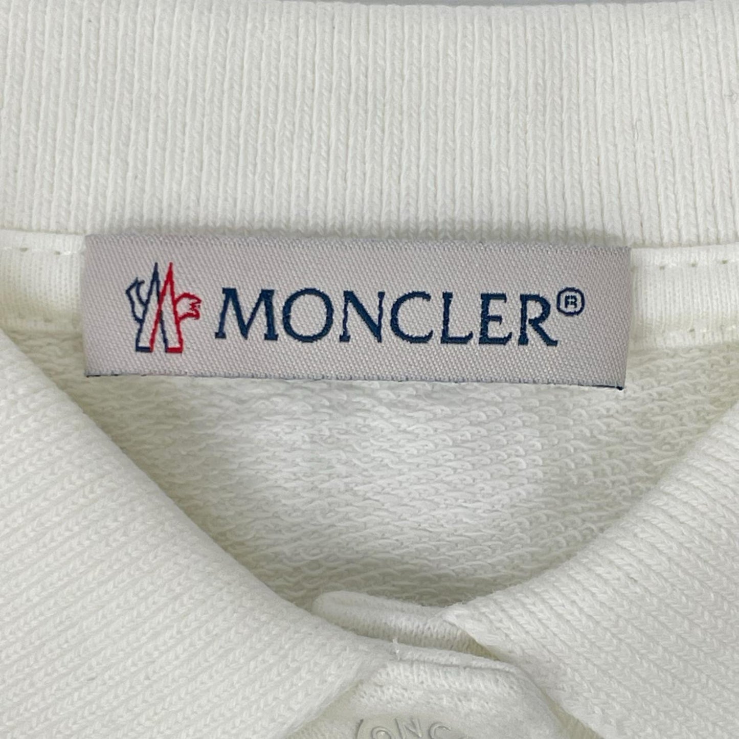 MONCLER モンクレール 24年 ホワイト VESTITO ロゴ刺繍 ポロワンピース ワンピース