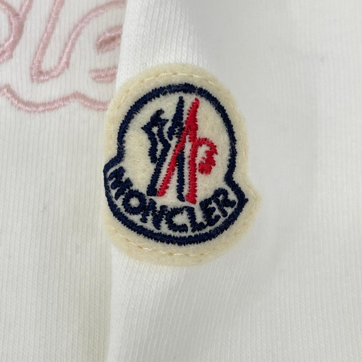 MONCLER モンクレール 24年 ホワイト VESTITO ロゴ刺繍 ポロワンピース ワンピース