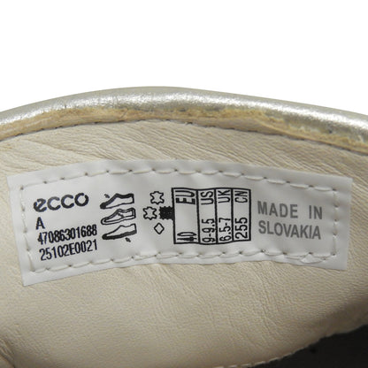 ECCO エコー 編み込み ソフト7ウーブン スリッポン シューズ メンズ ゴールド 25.5cm シューズ