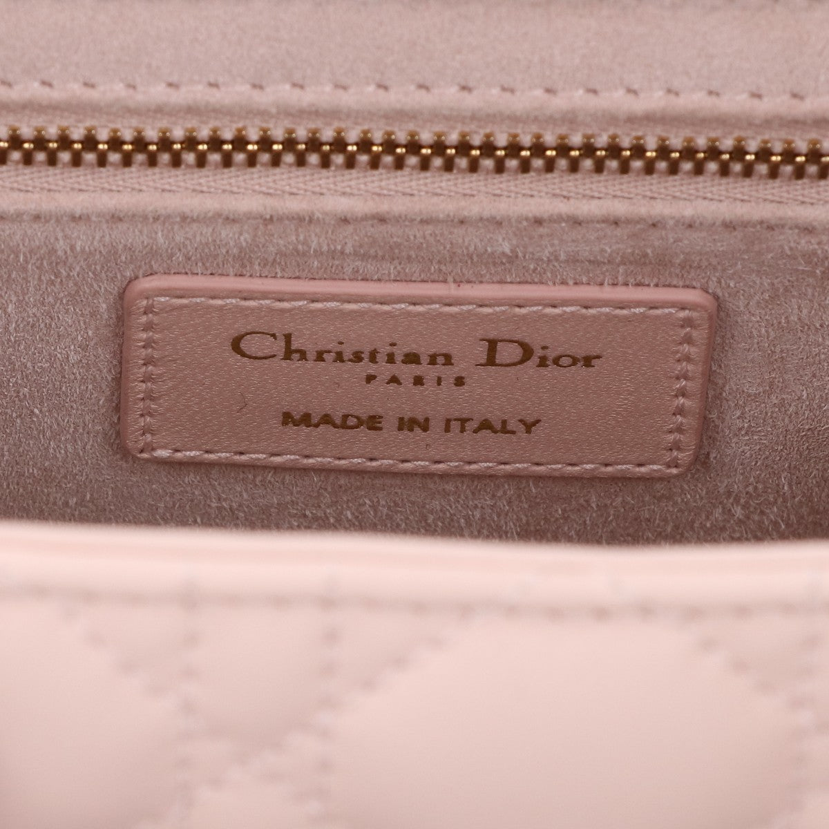 Christian Dior クリスチャンディオール レディ ディオール ミディアム カナージュ ラムスキン 2WAY ハンドバッグ