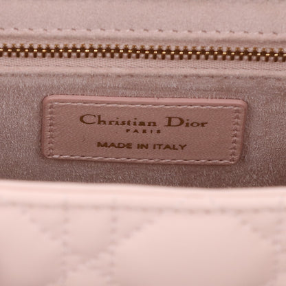 Christian Dior クリスチャンディオール レディ ディオール ミディアム カナージュ ラムスキン 2WAY ハンドバッグ