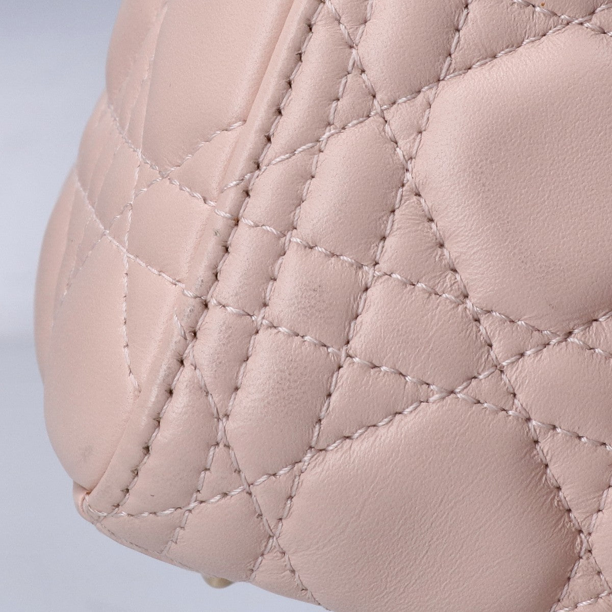Christian Dior クリスチャンディオール レディ ディオール ミディアム カナージュ ラムスキン 2WAY ハンドバッグ