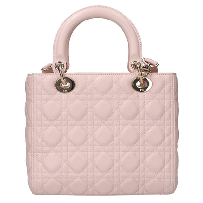 Christian Dior クリスチャンディオール レディ ディオール ミディアム カナージュ ラムスキン 2WAY ハンドバッグ