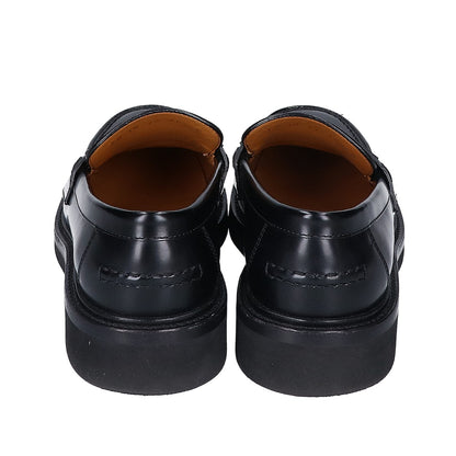 Christian Dior クリスチャンディオール Dior boy ブラック ブラッシュド カーフスキン ローファー シューズ