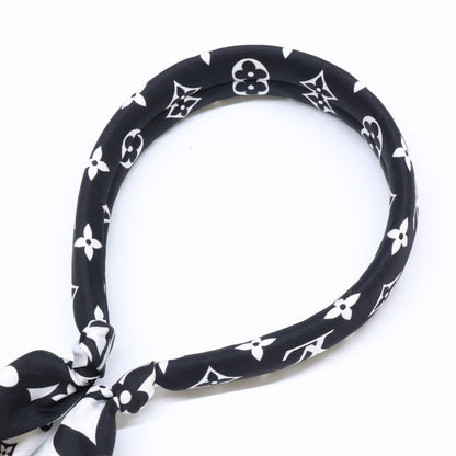 LOUIS VUITTON ルイヴィトン 22年 M77523 バンドーモノグラム マーブルズ カチューシャ　シルク ヘアアクセサリー