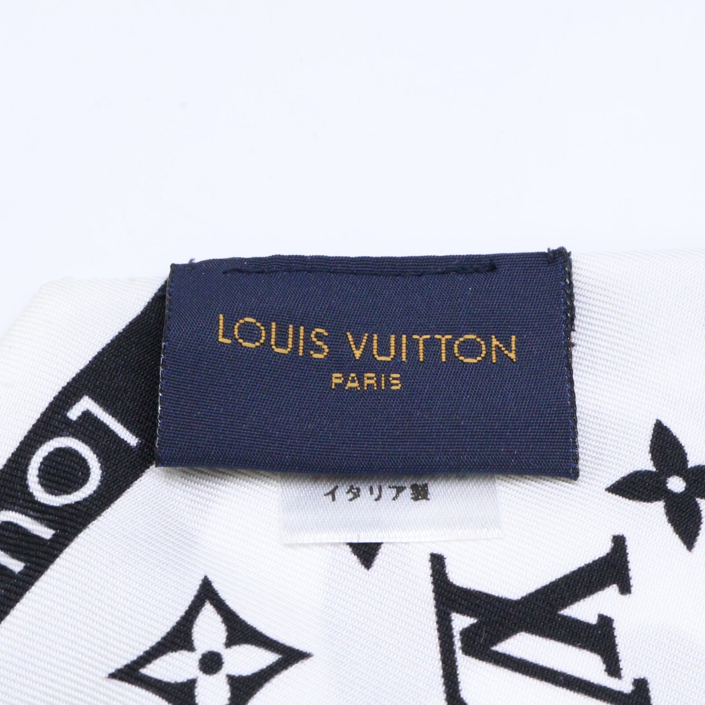 LOUIS VUITTON ルイヴィトン 22年 M77523 バンドーモノグラム マーブルズ カチューシャ　シルク ヘアアクセサリー