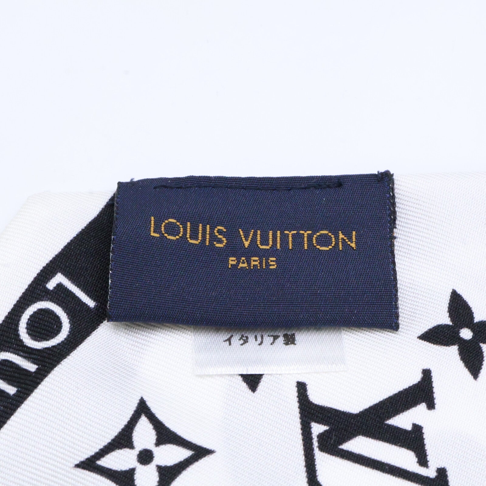 LOUIS VUITTON ルイヴィトン 22年 M77523 バンドーモノグラム マーブルズ カチューシャ　シルク ヘアアクセサリー