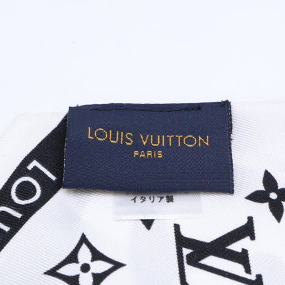 LOUIS VUITTON ルイヴィトン 22年 M77523 バンドーモノグラム マーブルズ カチューシャ　シルク ヘアアクセサリー