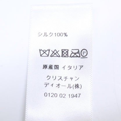 Christian Dior クリスチャンディオール 25年製 25LEO155S603 グレー×ブラック レオパード柄 ヘアバンド　シルク ヘアアクセサリー