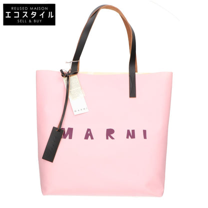 MARNI マルニ SHMPQ10A06P3660LOC03 ロゴ PVC トートバッグ