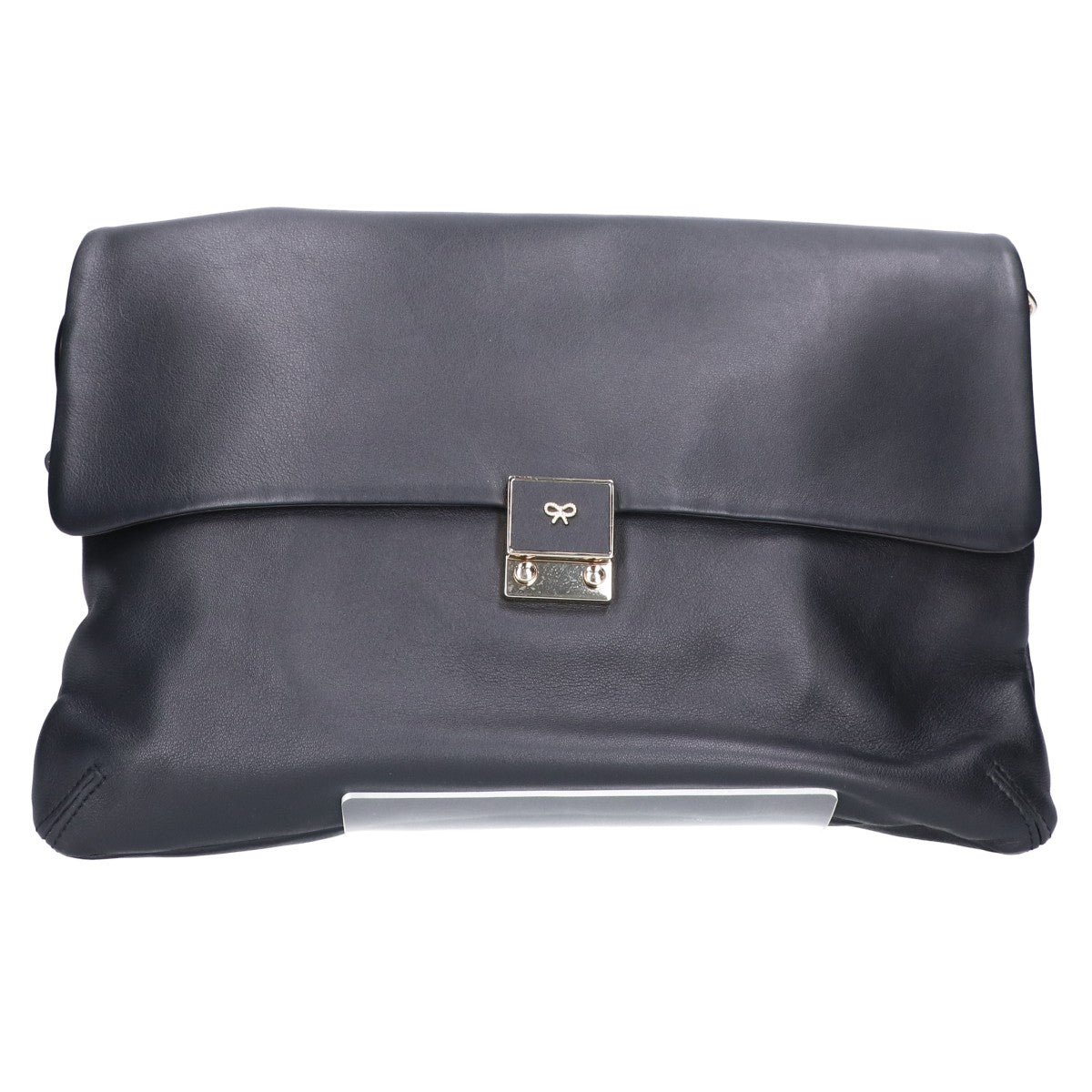 Anya Hindmarch アニヤ ハインドマーチ CARKER ETTA カーカーエッタ バターレザー フラップ ショルダーバッグ