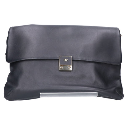 Anya Hindmarch アニヤ ハインドマーチ CARKER ETTA カーカーエッタ バターレザー フラップ ショルダーバッグ
