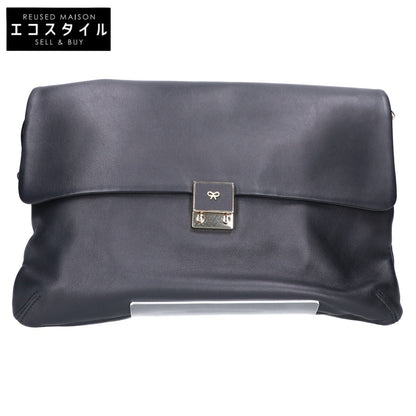 Anya Hindmarch アニヤ ハインドマーチ CARKER ETTA カーカーエッタ バターレザー フラップ ショルダーバッグ