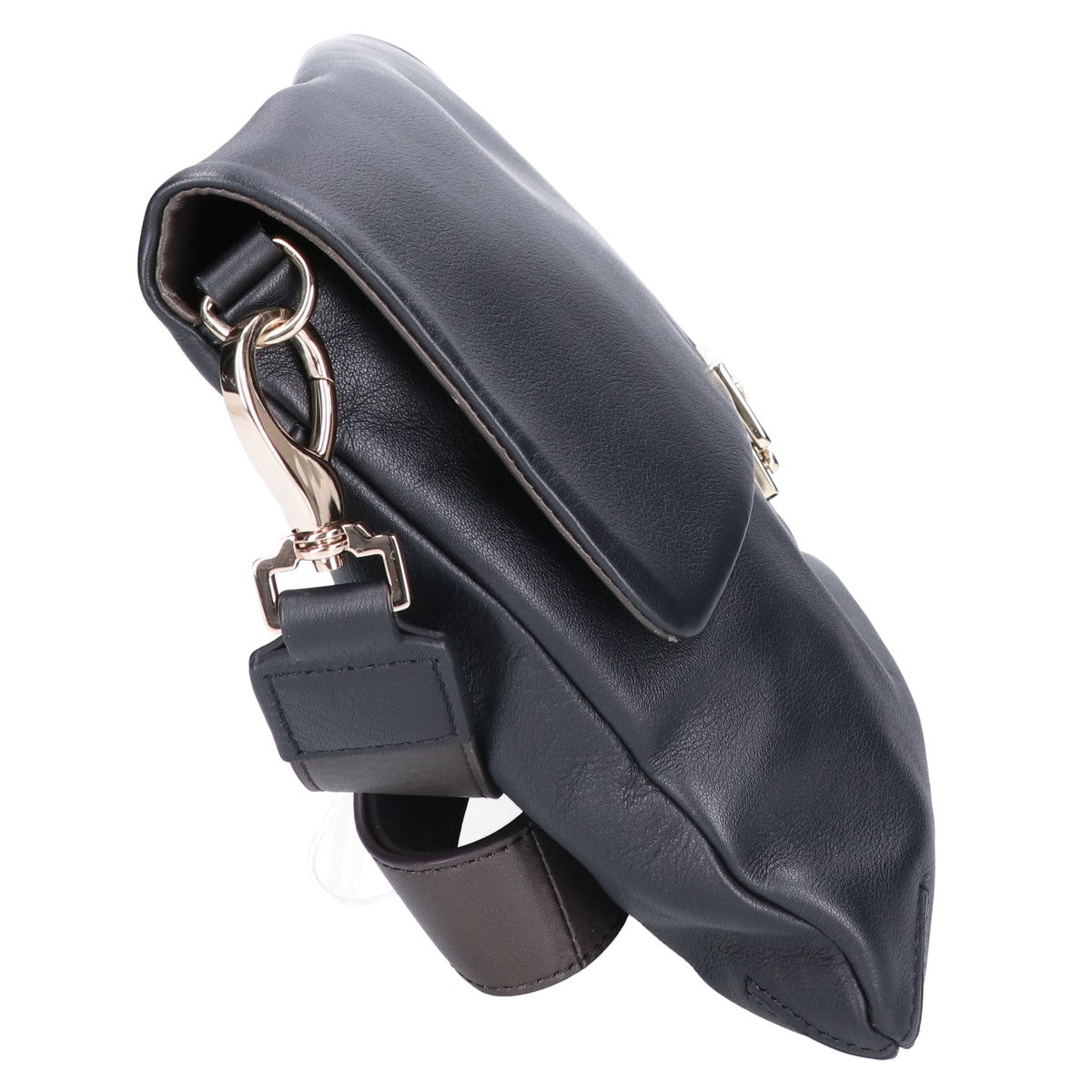 Anya Hindmarch アニヤ ハインドマーチ CARKER ETTA カーカーエッタ バターレザー フラップ ショルダーバッグ