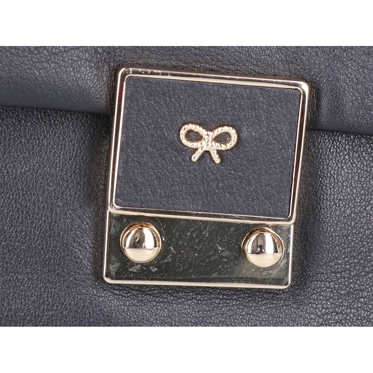 Anya Hindmarch アニヤ ハインドマーチ CARKER ETTA カーカーエッタ バターレザー フラップ ショルダーバッグ