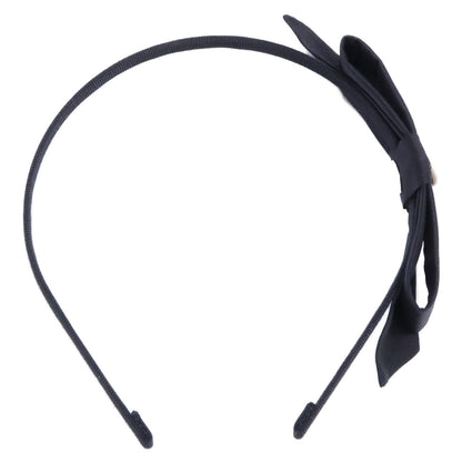 CHANEL シャネル 美品 25P AAA845 ココマークパール リボン カチューシャ ヘアアクセサリー