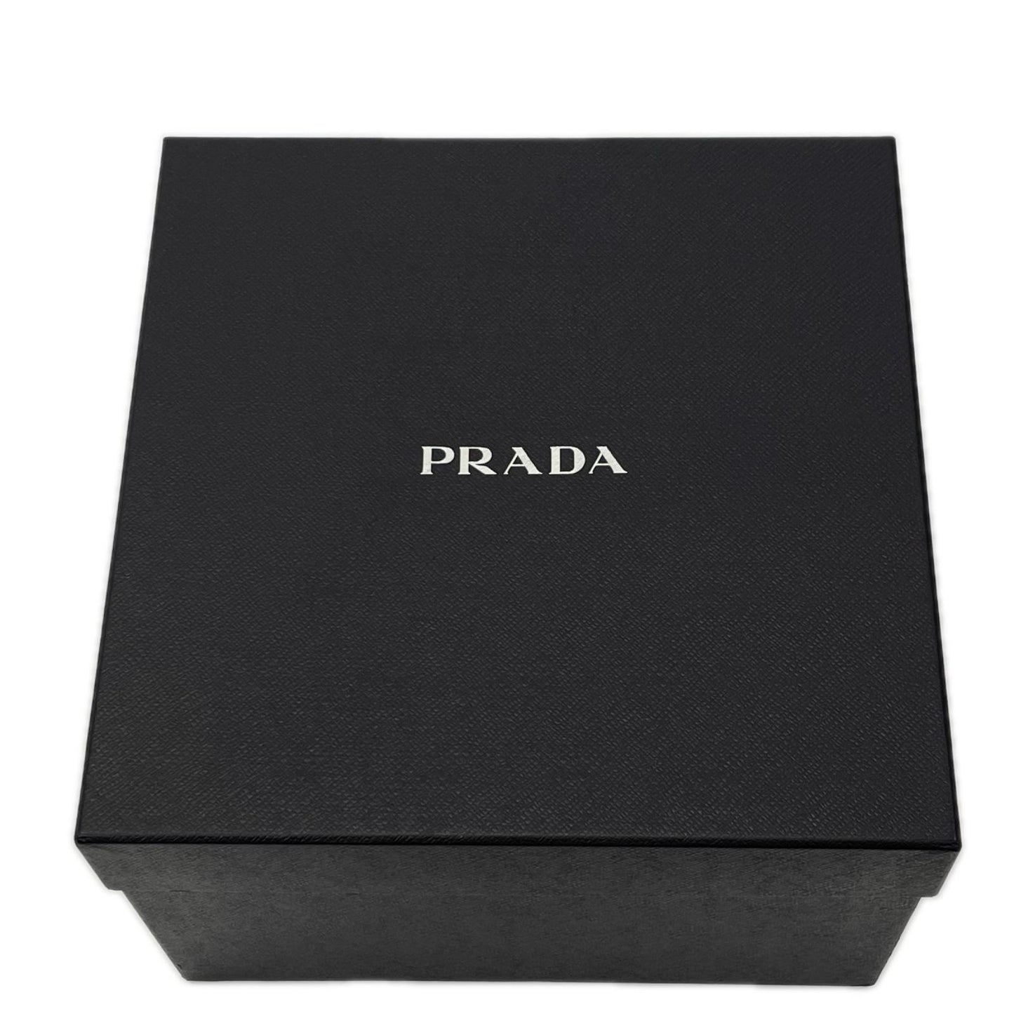 PRADA プラダ 1HC137 ブラック トライアングルロゴ ナイロン バケットハット 帽子