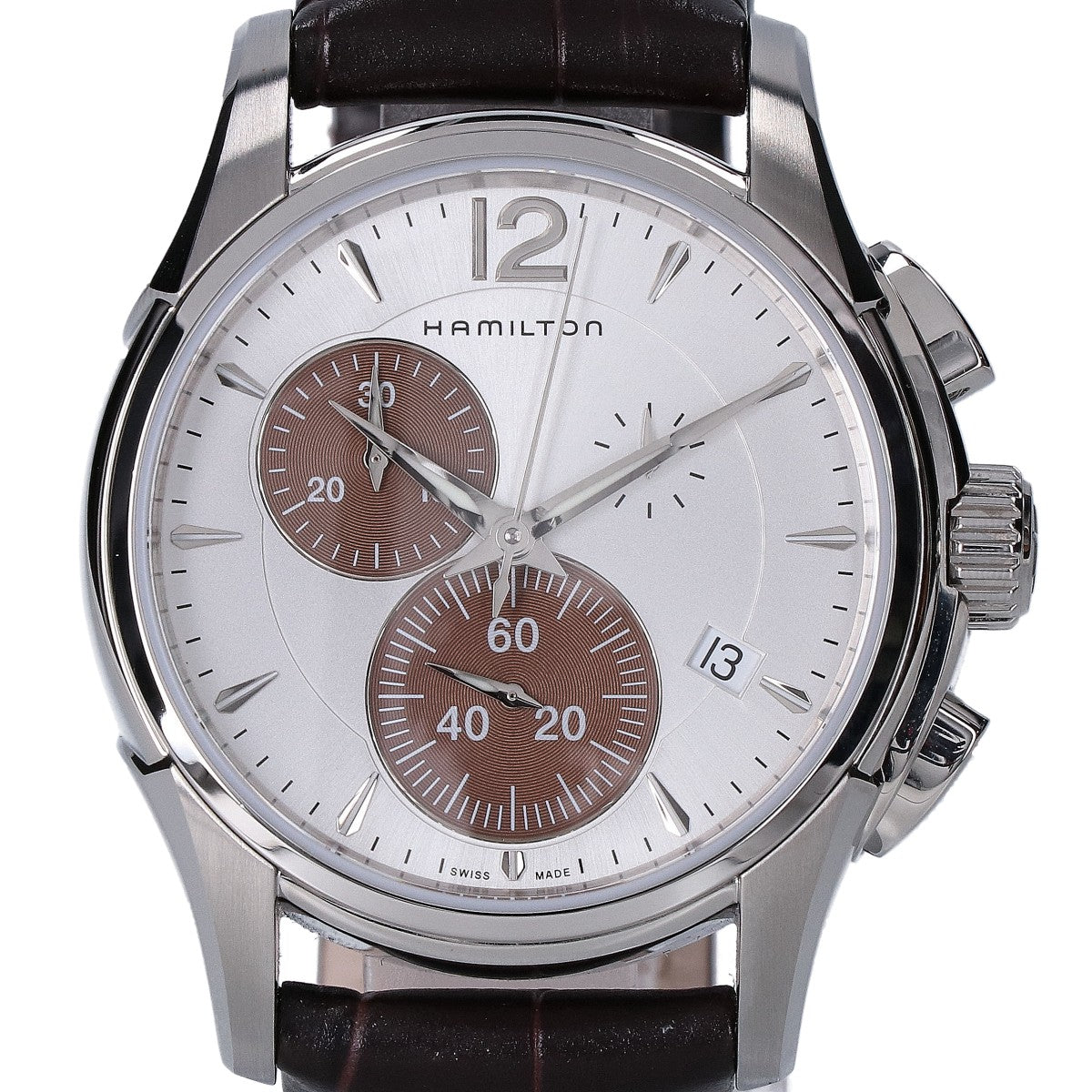 HAMILTON ハミルトン 【美品】H32612551 ジャズマスター Chrono Quartz クオーツ 42mm 腕時計