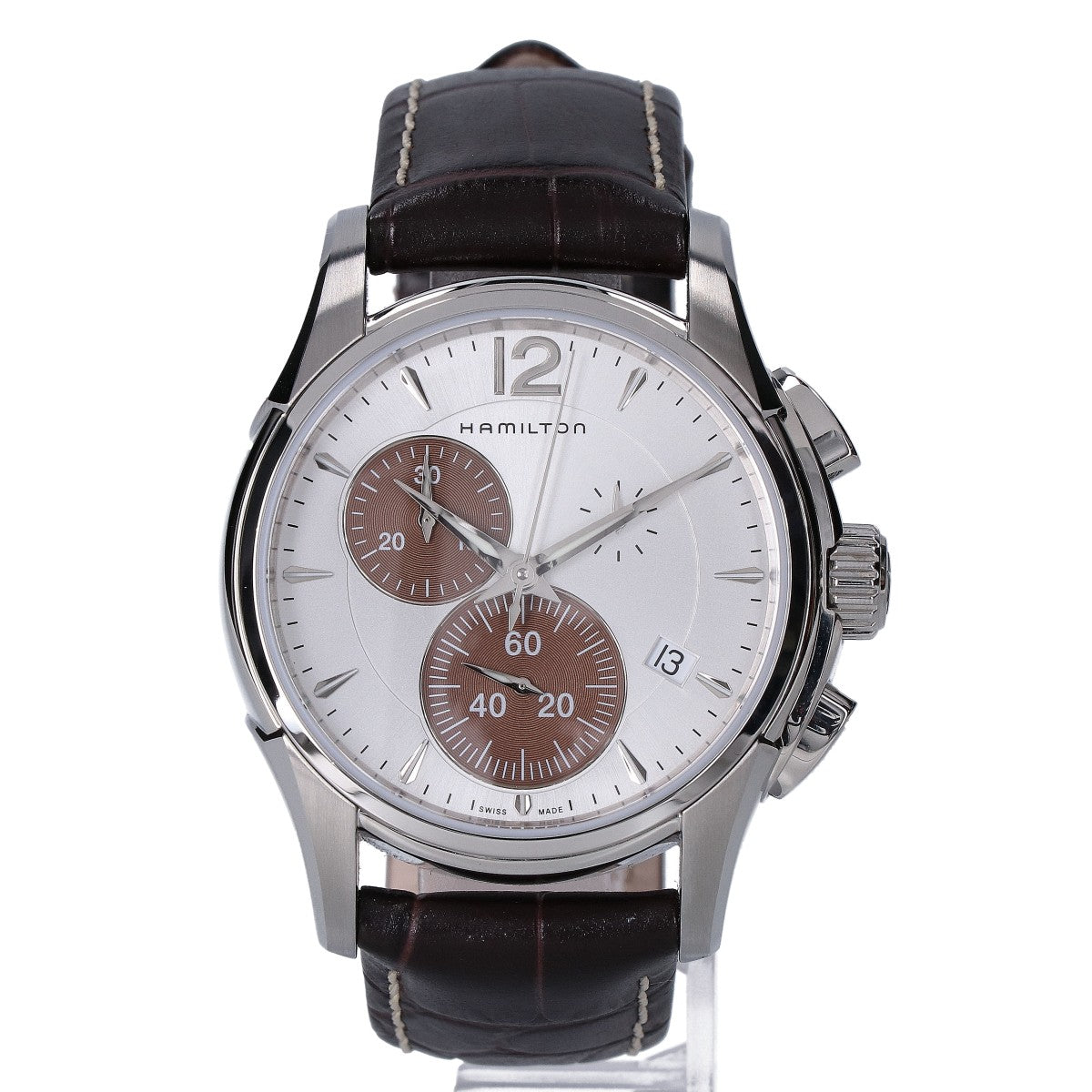 HAMILTON ハミルトン 【美品】H32612551 ジャズマスター Chrono Quartz クオーツ 42mm 腕時計
