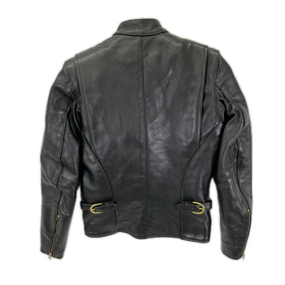 VANSON バンソン ブラック タイプB カウハイド シングルライダースジャケット ジャケット