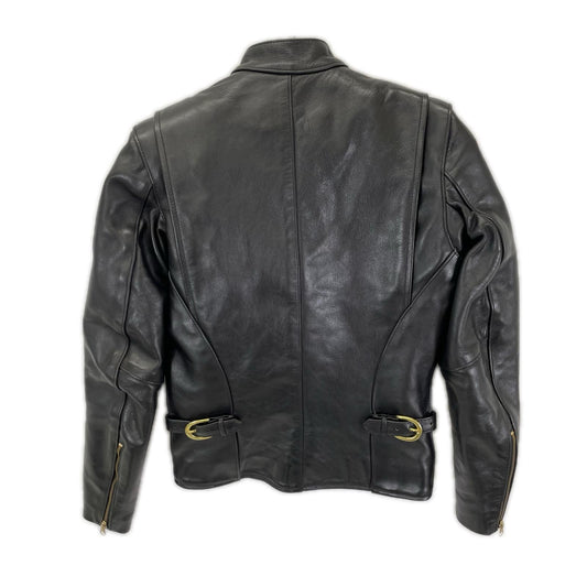 VANSON バンソン ブラック タイプB カウハイド シングルライダースジャケット ジャケット