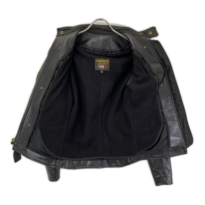 VANSON バンソン ブラック タイプB カウハイド シングルライダースジャケット ジャケット