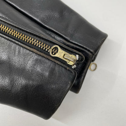 VANSON バンソン ブラック タイプB カウハイド シングルライダースジャケット ジャケット