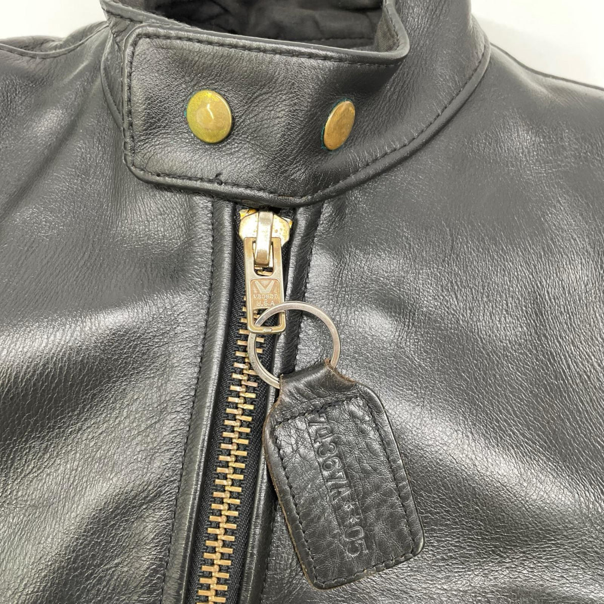 VANSON バンソン ブラック タイプB カウハイド シングルライダースジャケット ジャケット