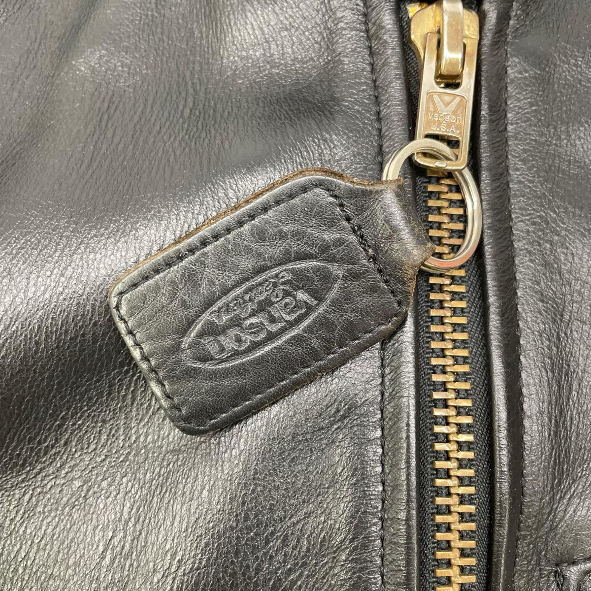 VANSON バンソン ブラック タイプB カウハイド シングルライダースジャケット ジャケット