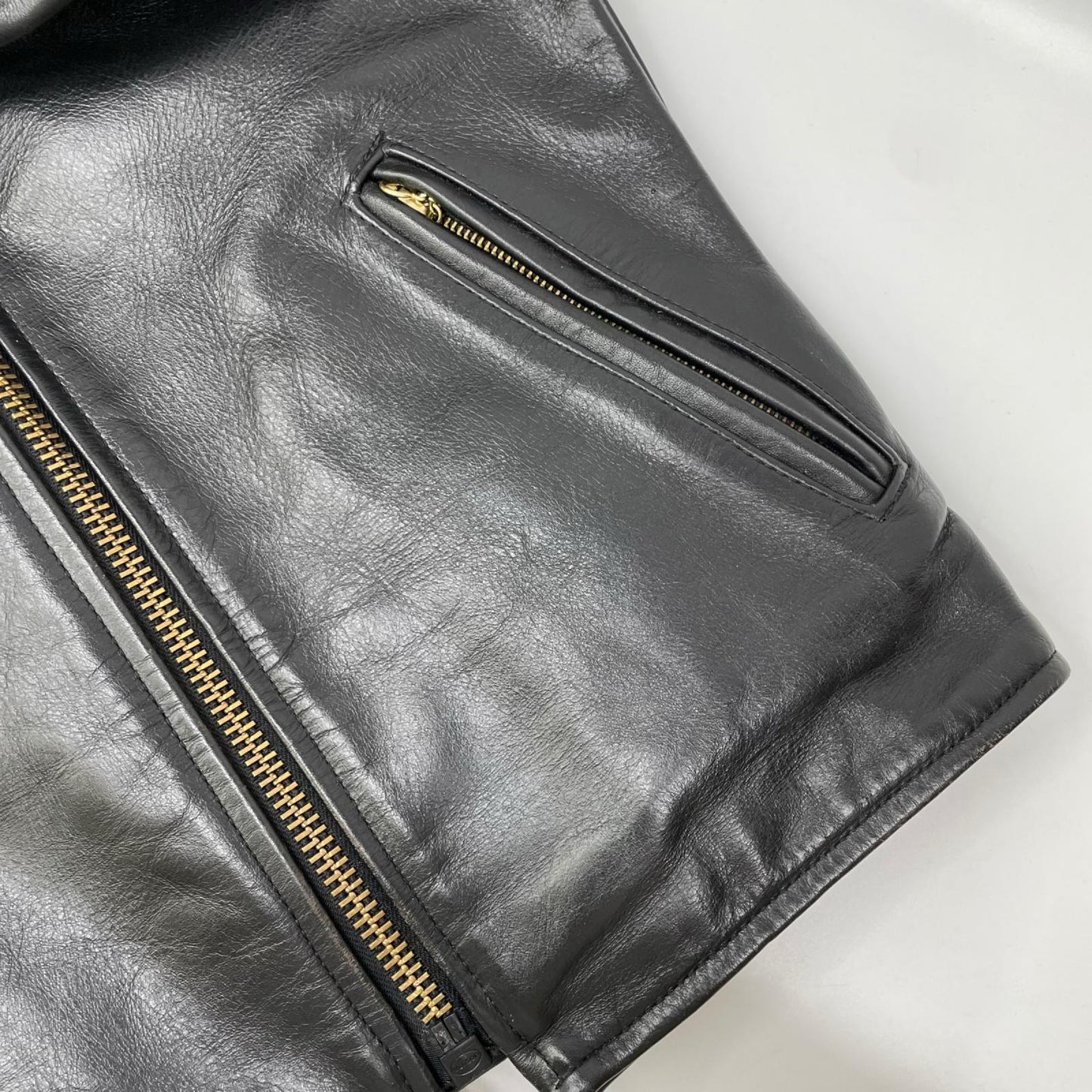 VANSON バンソン ブラック タイプB カウハイド シングルライダースジャケット ジャケット
