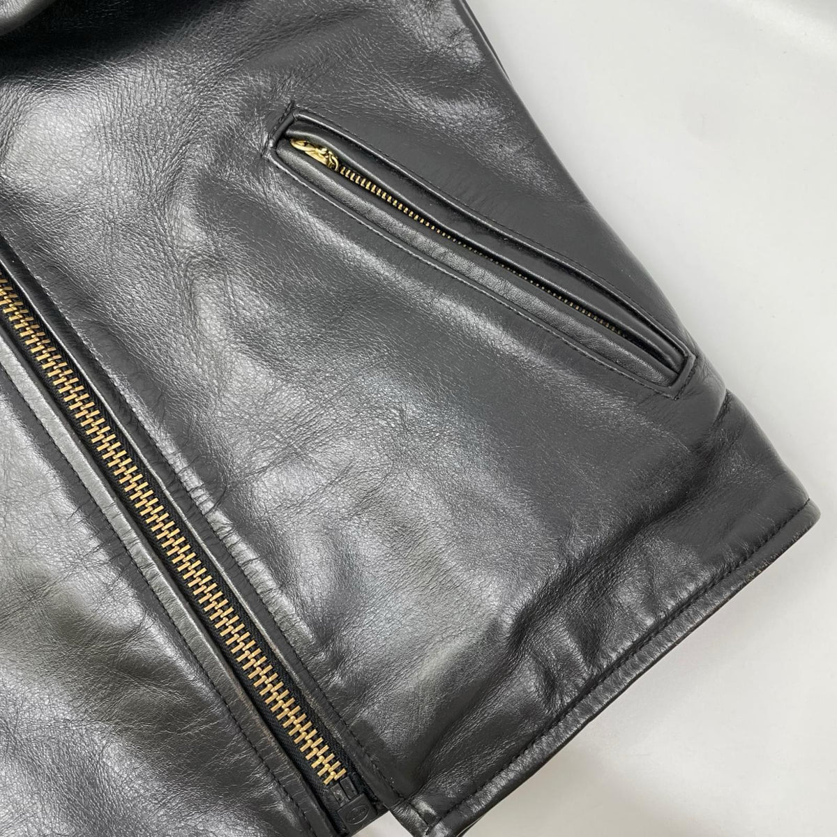 VANSON バンソン ブラック タイプB カウハイド シングルライダースジャケット ジャケット