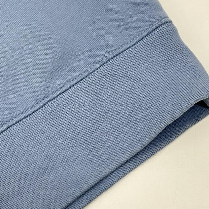 MAISON KITSUNE メゾンキツネ PM00311KM0341 ブルー コットン フォックスワッペン スウェットシャツ トップス